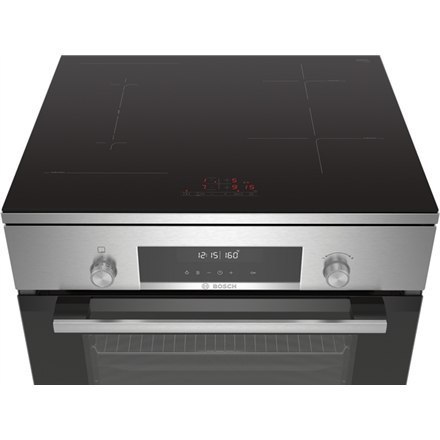 Bosch | Kuchenka | HLS79W351U Seria 6 | Typ płyty indukcyjna | Typ piekarnika elektryczna | Stal szlachetna | Szerokość 60 cm | Bosch | Kuchenka | HLS79W351U Seria 6 | Typ płyty indukcyjna | Typ piekarnika elektryczna | Stal szlachetna | Szerokość 60 cm |