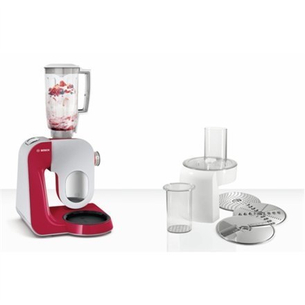 Bosch | MUM58720 | 1000 W | Number of speeds 7 | Bowl capacity 3.9 L | Grey, Red, Stainless Bosch | MUM58720 | 1000 W | Number of speeds 7 | Bowl capacity 3.9 L | Grey, Red, Stainless