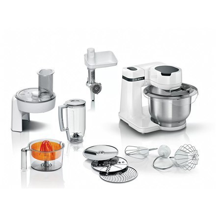Bosch | MUMS2EW40 | 700 W | Kitchen Machine | Number of speeds 4 | Bowl capacity 3.8 L | Meat mincer | White Bosch | MUMS2EW40 | 700 W | Kitchen Machine | Number of speeds 4 | Bowl capacity 3.8 L | Meat mincer | White