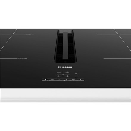 Bosch | PIE811B15E | Induction hob with built-in hood | Number of burners/cooking zones 4 | Touch | Timer | Black | Display Bosch | PIE811B15E | Induction hob with built-in hood | Number of burners/cooking zones 4 | Touch | Timer | Black | Display