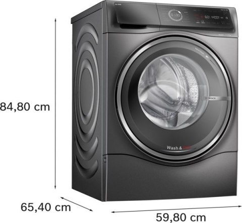 Bosch | Pralka | WNC254ARSN | Klasa efektywności energetycznej A/D | Ładowana od frontu | Pojemność prania 10,5 kg | 1400 obr/mi Bosch | Pralka | WNC254ARSN | Klasa efektywności energetycznej A/D | Ładowana od frontu | Pojemność prania 10,5 kg | 1400 obr/mi