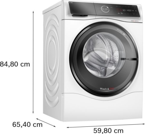 Bosch | Pralka z suszarką | WNC254A0SN | Klasa efektywności energetycznej D | Ładowana od frontu | Pojemność prania 10,5 kg | 14 Bosch | Pralka z suszarką | WNC254A0SN | Klasa efektywności energetycznej D | Ładowana od frontu | Pojemność prania 10,5 kg | 14