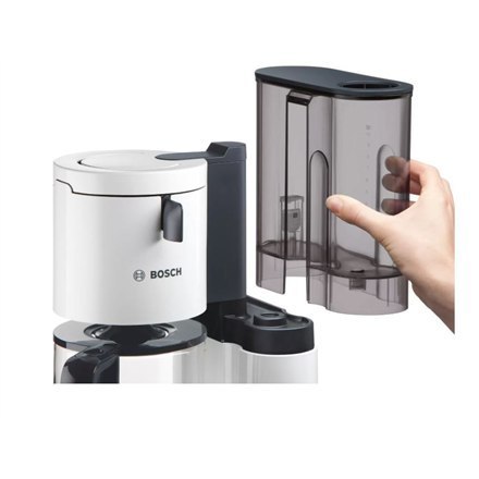 Bosch | Styline Coffee maker | TKA8011 | Drip | 1160 W | 1.38 L | 360° rotational base No | White Bosch | Styline Coffee maker | TKA8011 | Drip | 1160 W | 1.38 L | 360° rotational base No | White