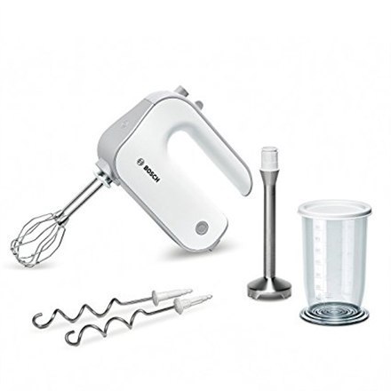 Bosch | Styline MFQ4070 | Mixer | Hand Mixer | 500 W | Number of speeds 5 | Turbo mode | White Bosch | Styline MFQ4070 | Mixer | Hand Mixer | 500 W | Number of speeds 5 | Turbo mode | White