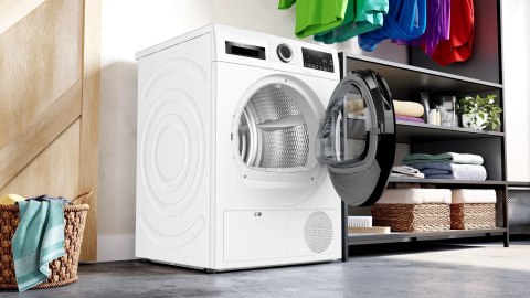 Bosch | Suszarka z pompą ciepła | WQG242AESN | Klasa efektywności energetycznej A++ | Ładowanie od przodu | 9 kg | LED | Głęboko Bosch | Suszarka z pompą ciepła | WQG242AESN | Klasa efektywności energetycznej A++ | Ładowanie od przodu | 9 kg | LED | Głęboko
