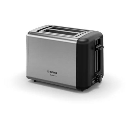 Bosch | TAT3P420 | DesignLine Toaster | Power 970 W | Number of slots 2 | Housing material Stainless steel | Stainless steel/Bl Bosch | TAT3P420 | DesignLine Toaster | Power 970 W | Number of slots 2 | Housing material Stainless steel | Stainless steel/Bl