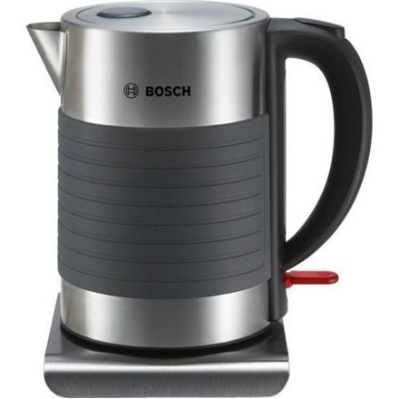Bosch | TWK7S05 | Standard kettle | 2200 W | 1.7 L | Stainless steel/Plastic | 360° rotational base | Grey Bosch | TWK7S05 | Standard kettle | 2200 W | 1.7 L | Stainless steel/Plastic | 360° rotational base | Grey