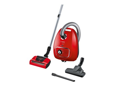 Bosch | Vacuum Cleaner | BGBS4PET1 ProAnimal | Bagged | Power 600 W | Dust capacity 4 L | Red Bosch | Vacuum Cleaner | BGBS4PET1 ProAnimal | Bagged | Power 600 W | Dust capacity 4 L | Red