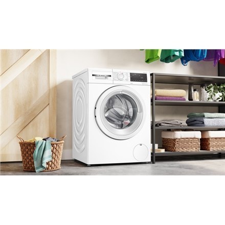 Bosch WNA144VLSN Pralka z suszarką, B/E, ładowana od frontu, pojemność prania 9 kg, pojemność suszenia 5 kg, 1400 obr/min, Biały Bosch WNA144VLSN Pralka z suszarką, B/E, ładowana od frontu, pojemność prania 9 kg, pojemność suszenia 5 kg, 1400 obr/min, Biały