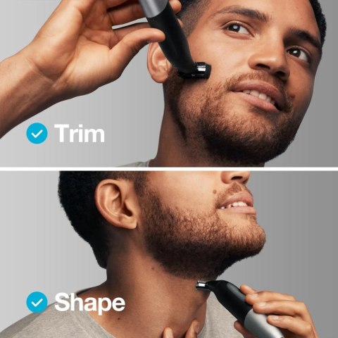 Braun | Beard trimmer | XT5200 | Cordless or corded | Wet & Dry | Black/Silver Braun | Beard trimmer | XT5200 | Cordless or corded | Wet & Dry | Black/Silver