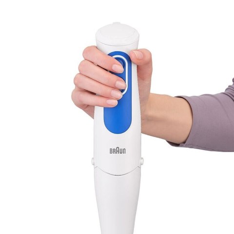 Braun | Blender | MultiQuick 3 | Blender ręczny | 700 W | Liczba prędkości 2 | Biały/Niebieski Braun | Blender | MultiQuick 3 | Blender ręczny | 700 W | Liczba prędkości 2 | Biały/Niebieski