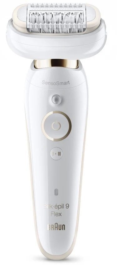 Braun Epilator | Silk-epil 9 Flex SES9001 | Operating time (max) 50 min | Number of power levels 2 | Wet & Dry | White Braun Epilator | Silk-epil 9 Flex SES9001 | Operating time (max) 50 min | Number of power levels 2 | Wet & Dry | White
