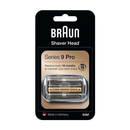 Braun | Głowica Zamienna | Kaseta 94M | Czas pracy (maks.) min | Srebrny Braun | Głowica Zamienna | Kaseta 94M | Czas pracy (maks.) min | Srebrny