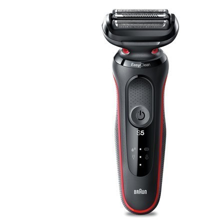 Braun | Golarka | 51-R1000s | Czas pracy (maks.) 50 min | Na mokro i sucho | Czarny/czerwony Braun | Golarka | 51-R1000s | Czas pracy (maks.) 50 min | Na mokro i sucho | Czarny/czerwony