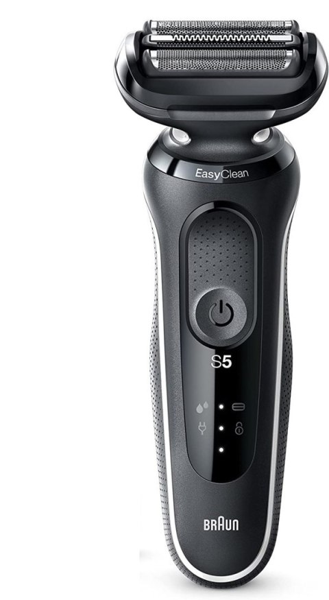 Braun | Golarka | 51-W1500s | Czas pracy (maks.) 50 min | Wet & Dry | Czarny/Biały Braun | Golarka | 51-W1500s | Czas pracy (maks.) 50 min | Wet & Dry | Czarny/Biały