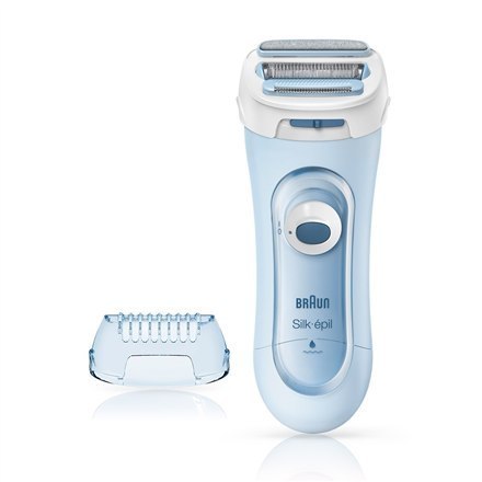 Braun Lady Shaver Silk-?pil 5160 Wet & Dry, Number of power levels 1, Blue Braun Lady Shaver Silk-?pil 5160 Wet & Dry, Number of power levels 1, Blue