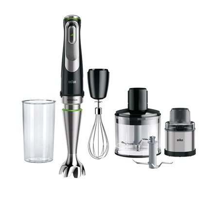 Braun | MQ9138XI MultiQuick 9 | 1200 W | Hand Blender | Hand Blender | Number of speeds 3 | Chopper | Ice crushing | Black/Stain Braun | MQ9138XI MultiQuick 9 | 1200 W | Hand Blender | Hand Blender | Number of speeds 3 | Chopper | Ice crushing | Black/Stain