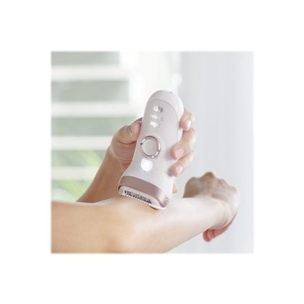 Braun | SES 9890 SensoSmart | Epilator | Ilość poziomów mocy 2 | Mokra i sucha | Biało-różowa Braun | SES 9890 SensoSmart | Epilator | Ilość poziomów mocy 2 | Mokra i sucha | Biało-różowa