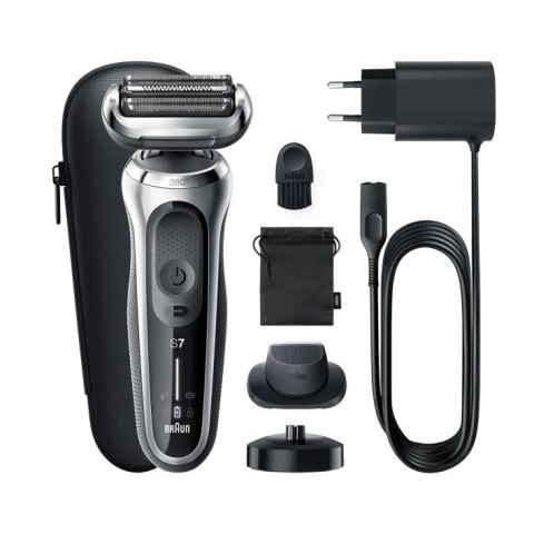 Braun | Shaver | 71-S4200cs | Operating time (max) 50 min | Wet & Dry | Silver/Black Braun | Shaver | 71-S4200cs | Operating time (max) 50 min | Wet & Dry | Silver/Black