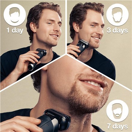 Braun | Shaver | 9417s | Operating time (max) 60 min | Wet & Dry | Silver Braun | Shaver | 9417s | Operating time (max) 60 min | Wet & Dry | Silver