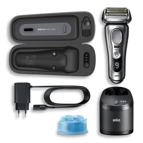 Braun | Shaver | 9477CC | Operating time (max) 50 min | Wet & Dry | Silver Braun | Shaver | 9477CC | Operating time (max) 50 min | Wet & Dry | Silver