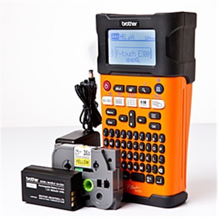 Brother P-Touch | PT-E300VP | Monochrome | Direct thermal | Other | Black | Orange Brother P-Touch | PT-E300VP | Monochrome | Direct thermal | Other | Black | Orange