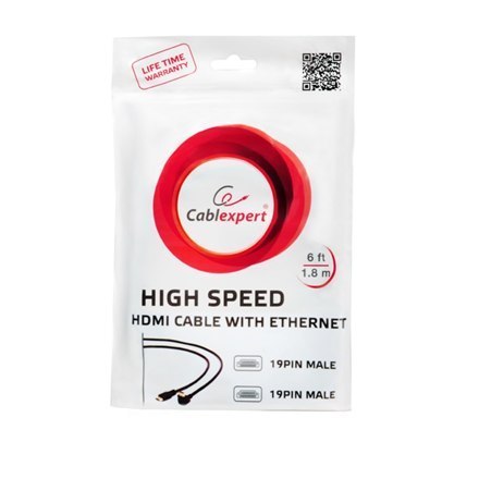 Cablexpert | CC-HDMI4-W-6 | Męski | 19-pinowy HDMI typ A | Męski | 19-pinowy HDMI typ A | 1,8 m | Biały Cablexpert | CC-HDMI4-W-6 | Męski | 19-pinowy HDMI typ A | Męski | 19-pinowy HDMI typ A | 1,8 m | Biały