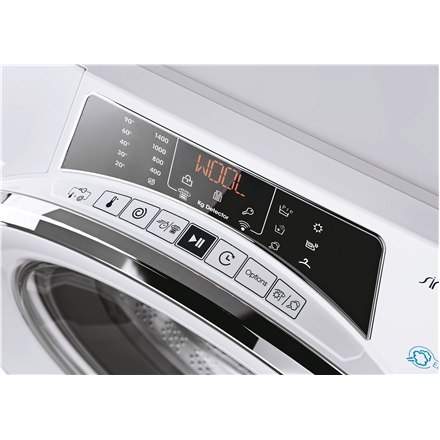 Candy | ROW4964DWMCE/1-S | Washing Machine with Dryer | Energy efficiency class A | Front loading | Washing capacity 9 kg | 1400 Candy | ROW4964DWMCE/1-S | Washing Machine with Dryer | Energy efficiency class A | Front loading | Washing capacity 9 kg | 1400
