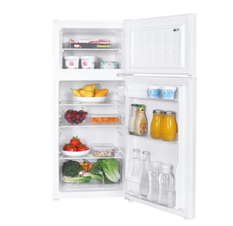 Candy | Refrigerator | CHDS 412FW | Energy efficiency class F | Free standing | Double Door | Height 116 cm | Fridge net capacit Candy | Refrigerator | CHDS 412FW | Energy efficiency class F | Free standing | Double Door | Height 116 cm | Fridge net capacit