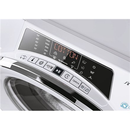 Candy | Washing Machine | ROW4966DWMCE/1-S | Energy efficiency class D | Front loading | Washing capacity 9 kg | 1400 RPM | Dept Candy | Washing Machine | ROW4966DWMCE/1-S | Energy efficiency class D | Front loading | Washing capacity 9 kg | 1400 RPM | Dept
