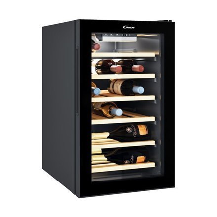 Candy | Wine Cooler | CWCEL 210/N | Energy efficiency class G | Free standing | Bottles capacity 21 | Cooling type | Black Candy | Wine Cooler | CWCEL 210/N | Energy efficiency class G | Free standing | Bottles capacity 21 | Cooling type | Black