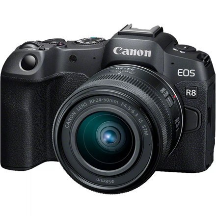 Canon EOS R8 z obiektywem RF 24-50mm F4.5-6.3 IS STM | Kolor: Czarny Canon EOS R8 z obiektywem RF 24-50mm F4.5-6.3 IS STM | Kolor: Czarny