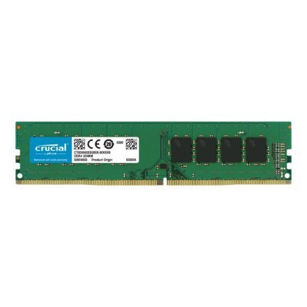 Crucial 16 GB, DDR4, 3200 MHz, PC/serwer, Registered nie, ECC nie Crucial 16 GB, DDR4, 3200 MHz, PC/serwer, Registered nie, ECC nie