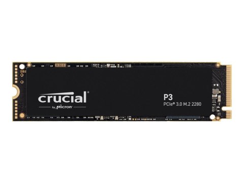 Crucial | SSD | P3 Plus | 500 GB | SSD form factor M.2 2280 | SSD interface PCIe NVMe Gen 3 | Read speed 3500 MB/s | Write speed Crucial | SSD | P3 Plus | 500 GB | SSD form factor M.2 2280 | SSD interface PCIe NVMe Gen 3 | Read speed 3500 MB/s | Write speed