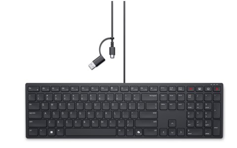 Dell | Collaboration Keyboard | KB525C | Keyboard | Wired | US (QWERTY) | Black | USB-C Dell | Collaboration Keyboard | KB525C | Keyboard | Wired | US (QWERTY) | Black | USB-C