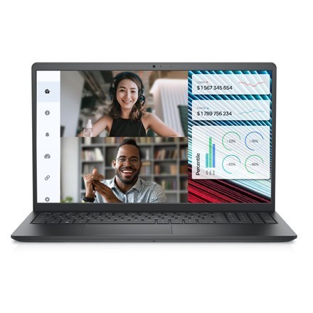 Dell | Vostro 15 3520 | Czarny | 15.6" | WVA | FHD | 1920 x 1080 | Matowy | Intel Core i5 | i5-1235U | SSD | 8 GB | DDR4 | SSD 5