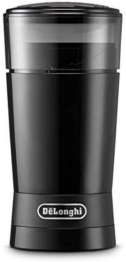 Delonghi Coffee Grinder KG200 Coffee beans capacity 90 g Number of cups 12 pc(s) Black Delonghi Coffee Grinder KG200 Coffee beans capacity 90 g Number of cups 12 pc(s) Black