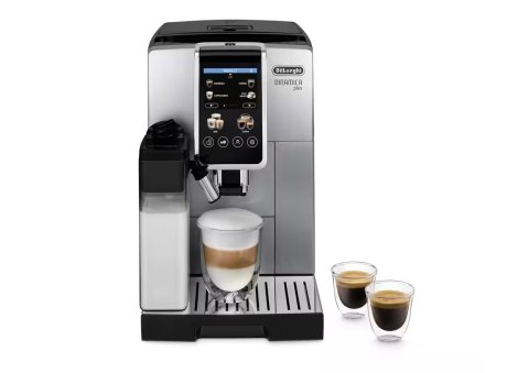 Delonghi | Ekspres do kawy | Dinamica Plus ECAM380.85.SB | Ciśnienie pompy 15 bar | Wbudowany spieniacz do mleka | Automatyczny Delonghi | Ekspres do kawy | Dinamica Plus ECAM380.85.SB | Ciśnienie pompy 15 bar | Wbudowany spieniacz do mleka | Automatyczny