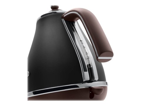Delonghi | Icona Vintage | KBOV2001BK | Czajnik standardowy | 2000 W | 1,7 L | Stal nierdzewna | Podstawa obrotowa 360° | Czarny Delonghi | Icona Vintage | KBOV2001BK | Czajnik standardowy | 2000 W | 1,7 L | Stal nierdzewna | Podstawa obrotowa 360° | Czarny