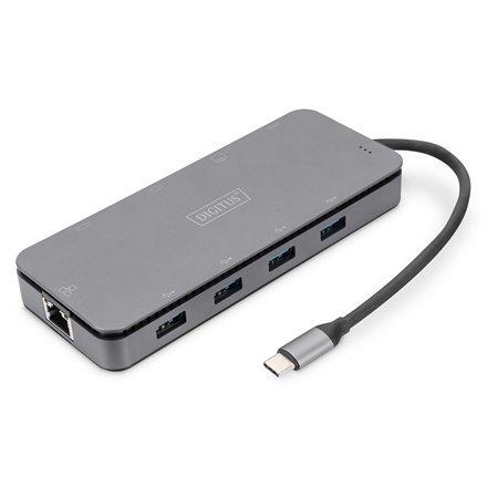 Digitus | 11 in 1 USB-C Docking Station and SSD Enclosure | DA-70896 | Dock | Ethernet LAN (RJ-45) ports 1 | VGA (D-Sub) ports q Digitus | 11 in 1 USB-C Docking Station and SSD Enclosure | DA-70896 | Dock | Ethernet LAN (RJ-45) ports 1 | VGA (D-Sub) ports q
