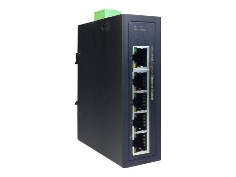 Digitus Industrial 5 Port Gigabit Switch | DN-651107 | Unmanaged | DIN rail mountable Digitus Industrial 5 Port Gigabit Switch | DN-651107 | Unmanaged | DIN rail mountable