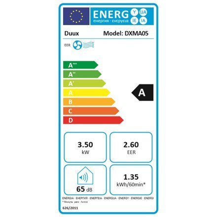 Duux | Air conditioner | Blizzard | Number of speeds 3 | Fan function | White/Black Duux | Air conditioner | Blizzard | Number of speeds 3 | Fan function | White/Black