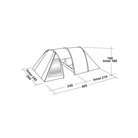 Easy Camp | Galaxy 400 | Tent | 4 person(s) Easy Camp | Galaxy 400 | Tent | 4 person(s)