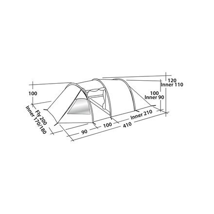 Easy Camp | Spirit 300 Rustic | Tent | 3 person(s) Easy Camp | Spirit 300 Rustic | Tent | 3 person(s)