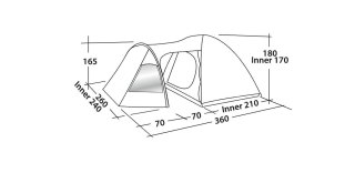 Easy Camp | Tent | Blazar 400 | 4 person(s)