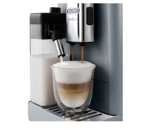 Ekspres do kawy Delonghi | EXAM440.55.G Rivelia | Ciśnienie pompy 19 bar | Wbudowany spieniacz do mleka | Automatyczny | 1450 W Ekspres do kawy Delonghi | EXAM440.55.G Rivelia | Ciśnienie pompy 19 bar | Wbudowany spieniacz do mleka | Automatyczny | 1450 W