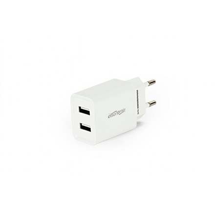 EnerGenie | EG-U2C2A-03-W | 2-port universal USB charger EnerGenie | EG-U2C2A-03-W | 2-port universal USB charger