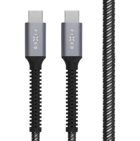 Fixed | Armor Cable USB-C/USB-C, 1.2 m, 240W | FIXDA-CC12-GR Fixed | Armor Cable USB-C/USB-C, 1.2 m, 240W | FIXDA-CC12-GR