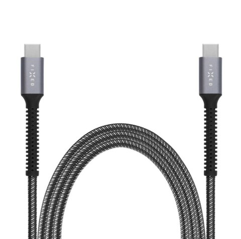 Fixed | Armor Cable USB-C/USB-C, 1.2 m, 240W | FIXDA-CC12-GR Fixed | Armor Cable USB-C/USB-C, 1.2 m, 240W | FIXDA-CC12-GR