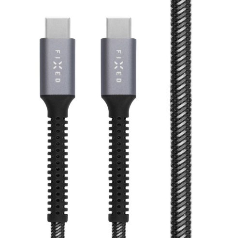 Fixed | Armor Cable USB-C/USB-C, 2 m, 240W | FIXDA-CC2-GR Fixed | Armor Cable USB-C/USB-C, 2 m, 240W | FIXDA-CC2-GR